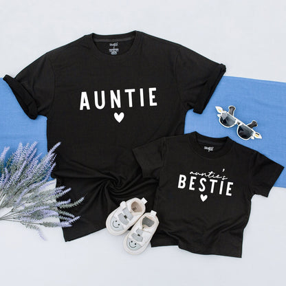 Matching Aunt and Mini Shirts – Personalized Gifts for Family