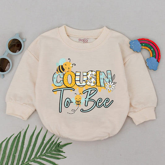 Retro Cousin Rompers: Baby Announcement & Matching Shower Gifts