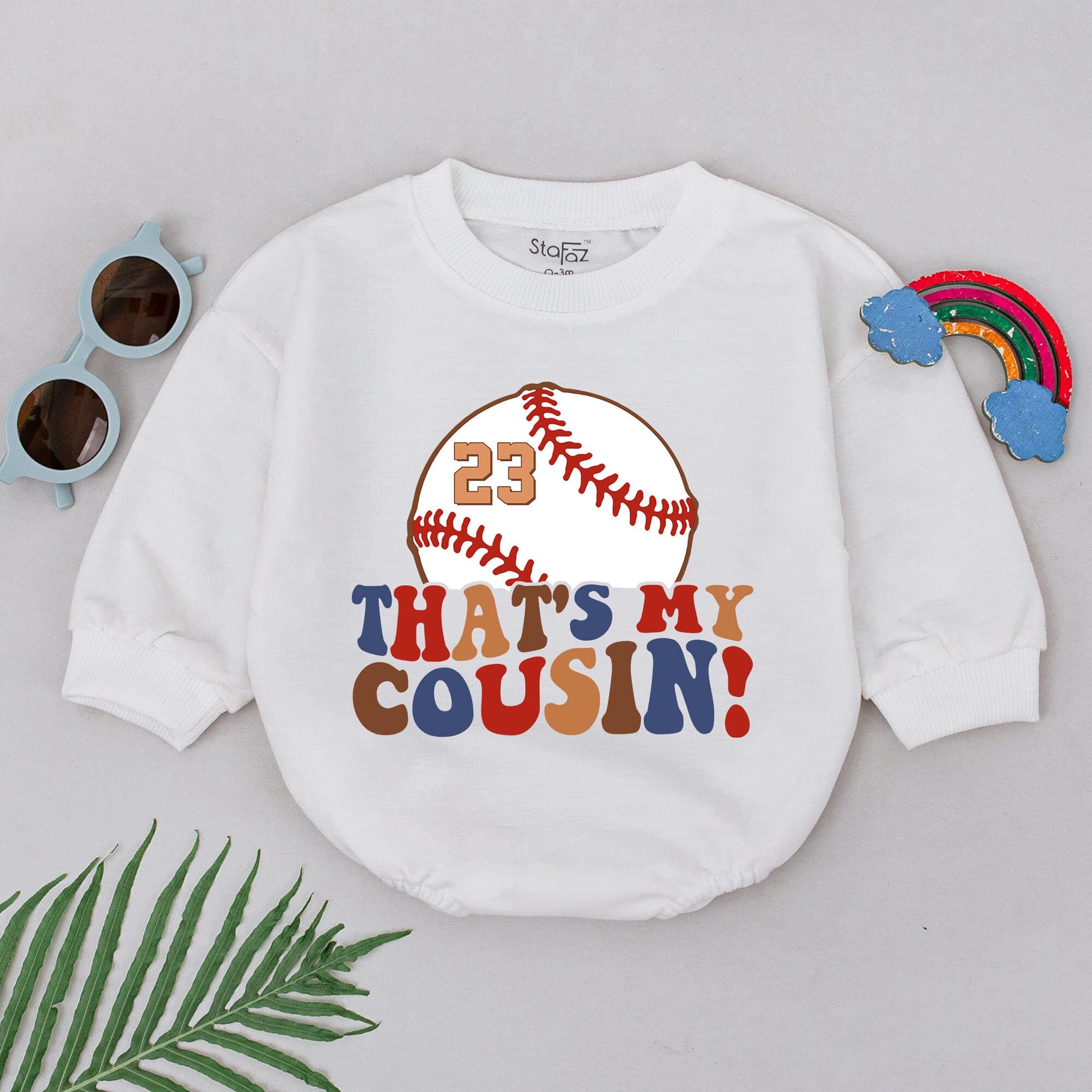 Customizable Retro Baseball Romper – Perfect for Gameday Season  