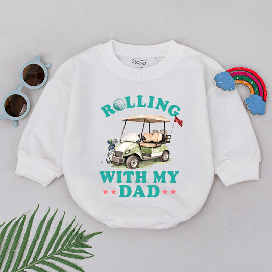Dad & Me Golf Romper: Future Golfer Baby Bodysuit | Father's Day Gift  
