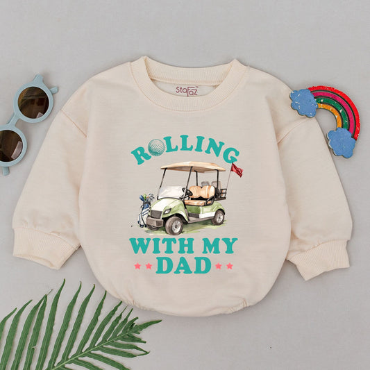 Dad & Me Golf Romper: Future Golfer Baby Bodysuit | Father's Day Gift  