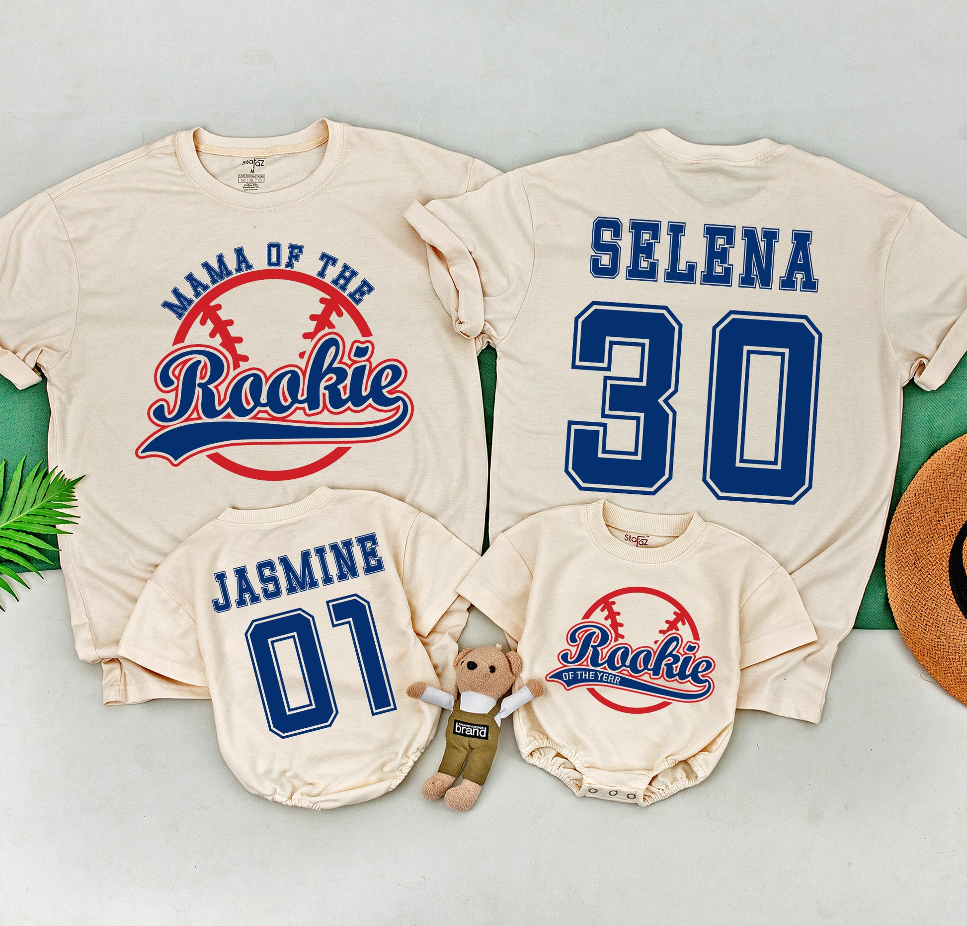 Rookie Baseball Birthday Shirt – Family Matching Tees for All