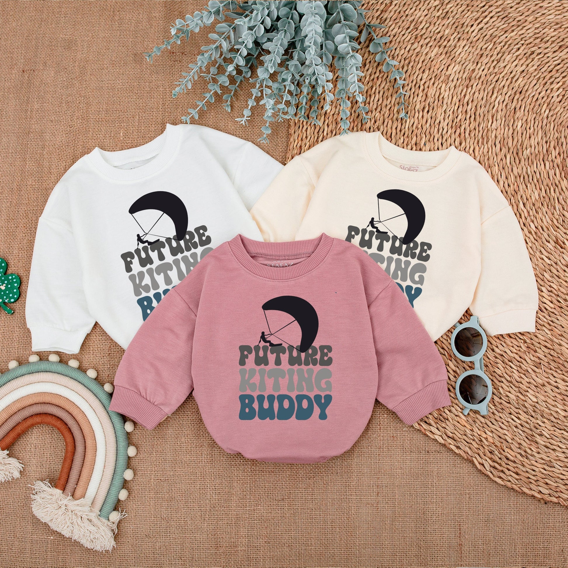 Daddy & Me Kiting Romper Set: Perfect Baby Shower Gift for New Dads