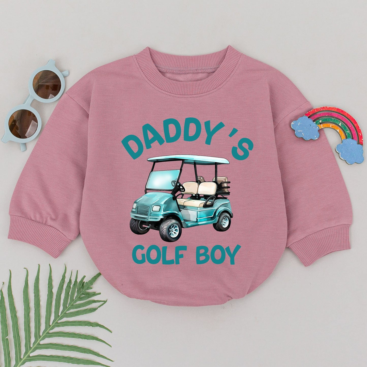 Future Golfer Baby Romper: Daddy's Little Caddy Gift Outfit