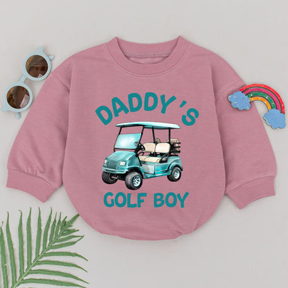 Future Golfer Baby Romper: Daddy's Little Caddy Gift Outfit