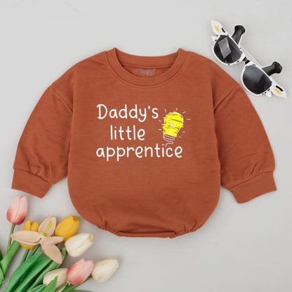 Baby Romper: Future Electrician Daddy's Apprentice Bodysuit Gift