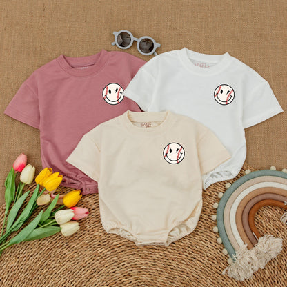 Retro Checkered Baseball Romper – Perfect Baby Shower Gift Idea