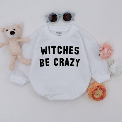 Cute Witchy Romper for Toddlers - First Halloween Baby Outfit