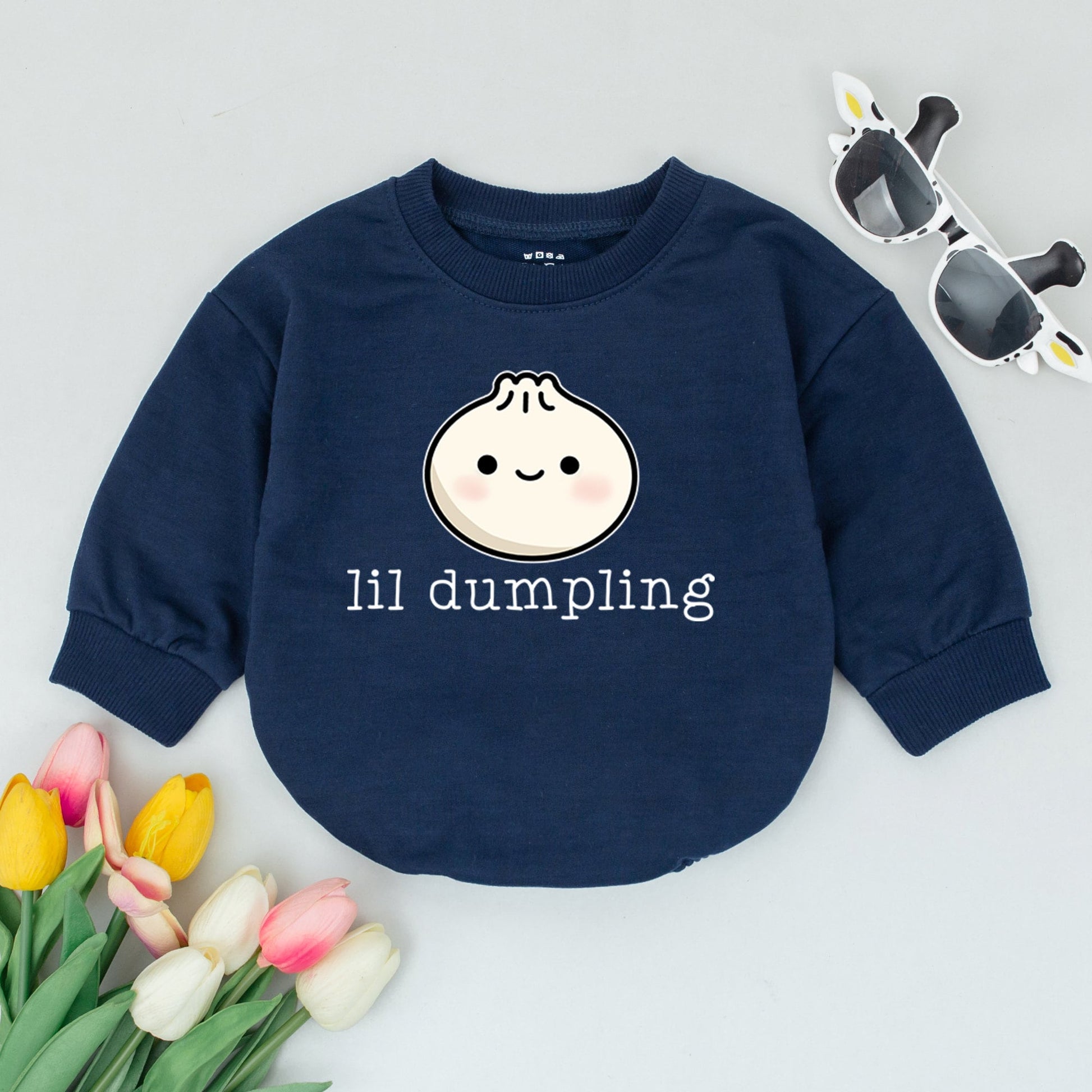 Lil Dumpling Bodysuit: Vegan Baby Costume & Shower Gift Delight