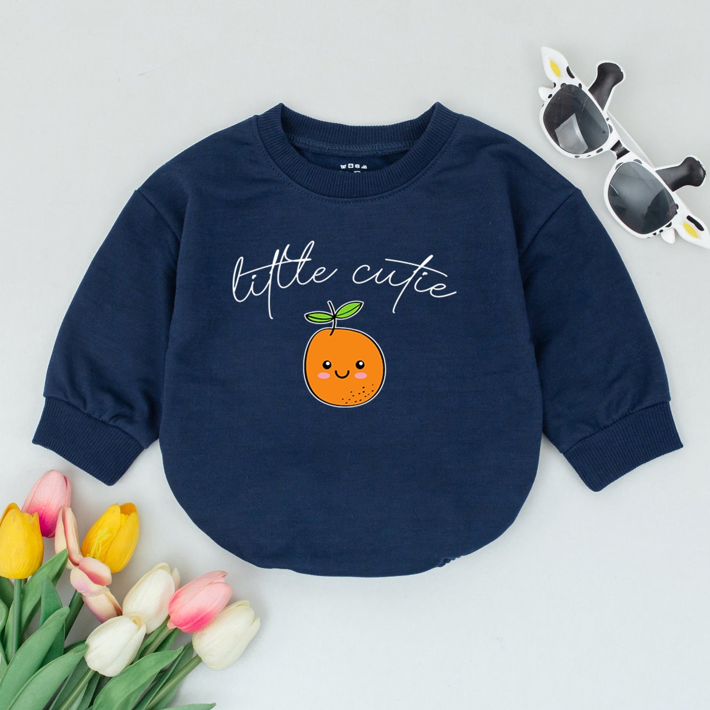 Orange Cutie Baby Romper – Perfect Baby Shower & Newborn Gift  