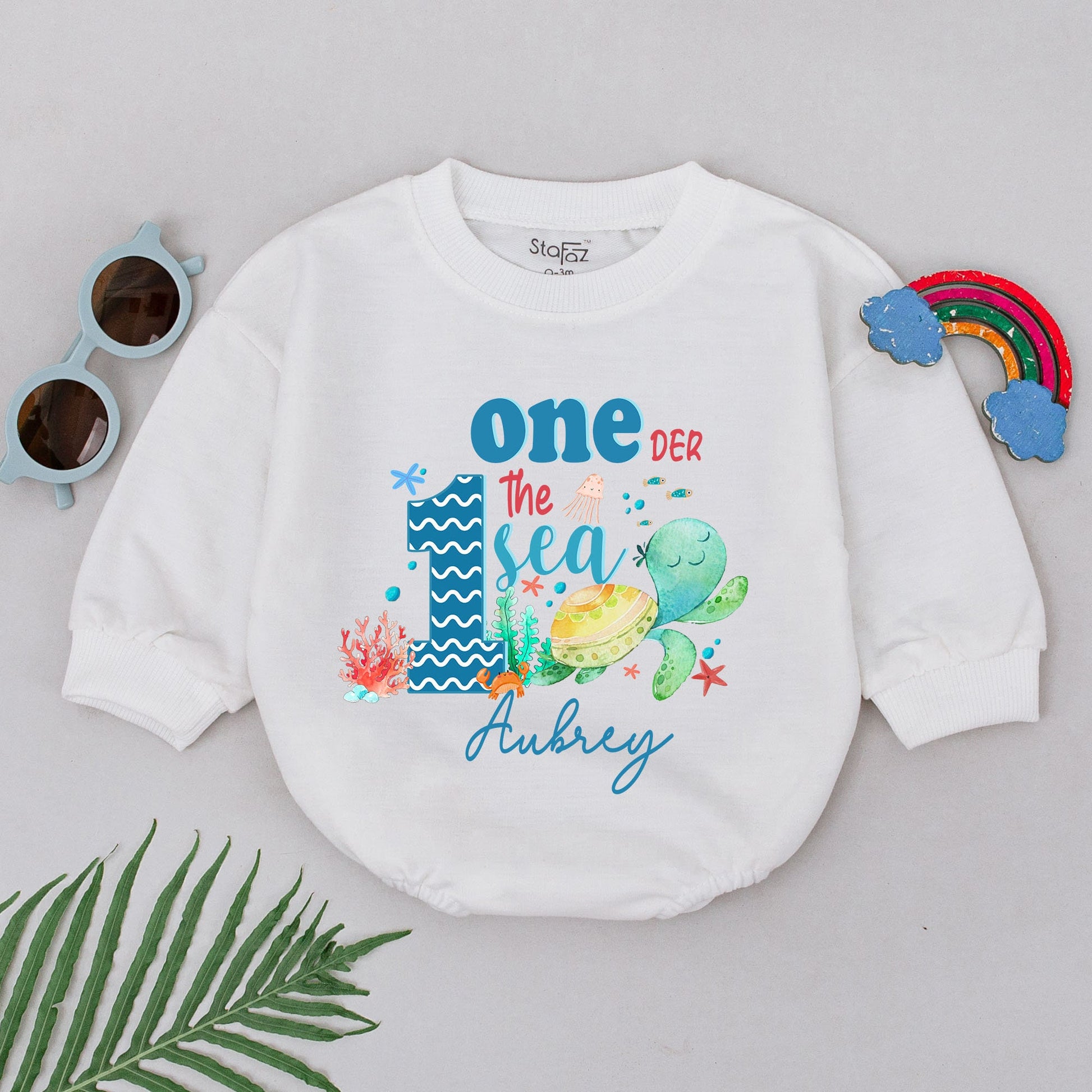 Under the Sea Birthday Outfit: First Birthday Romper Gift