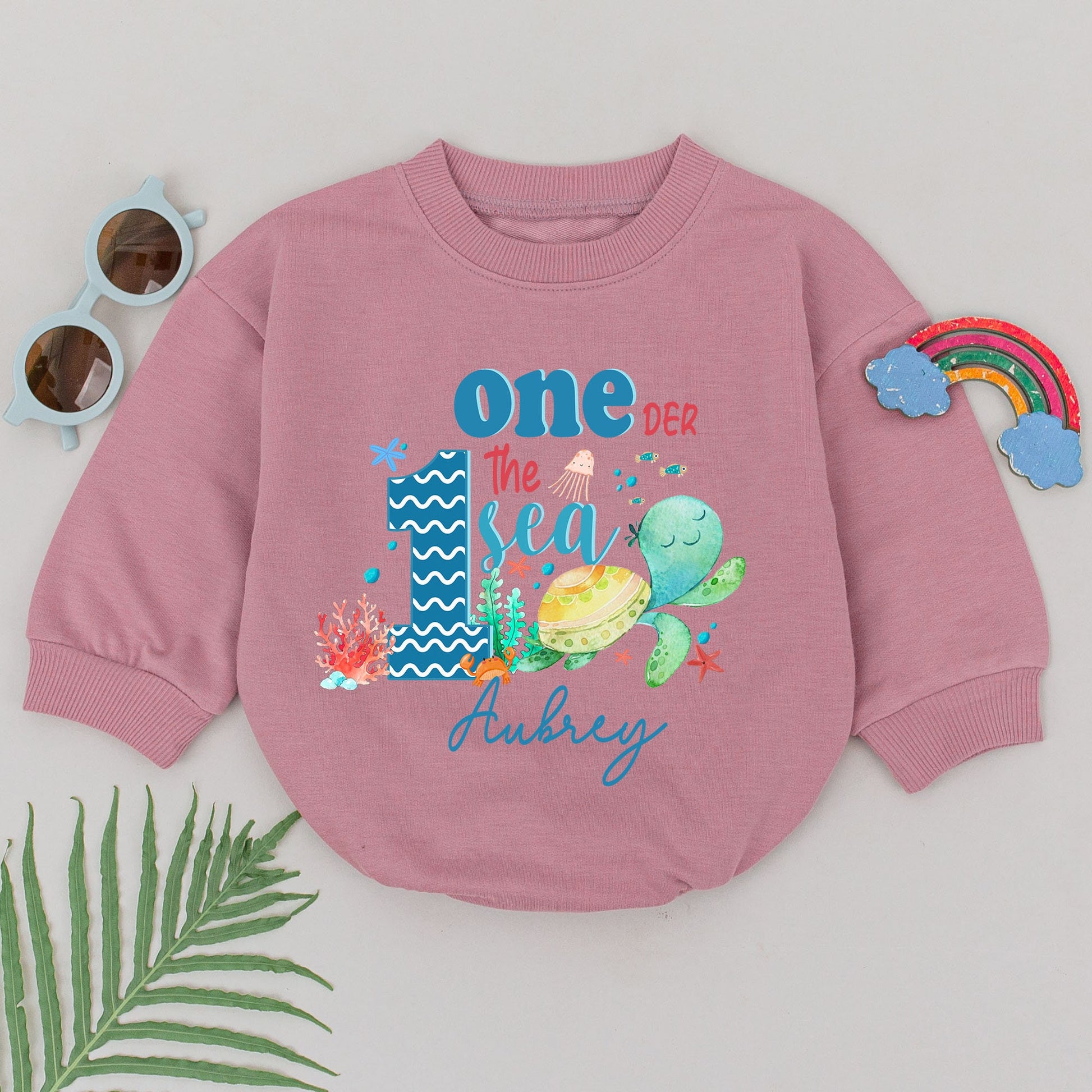 Under the Sea Birthday Outfit: First Birthday Romper Gift