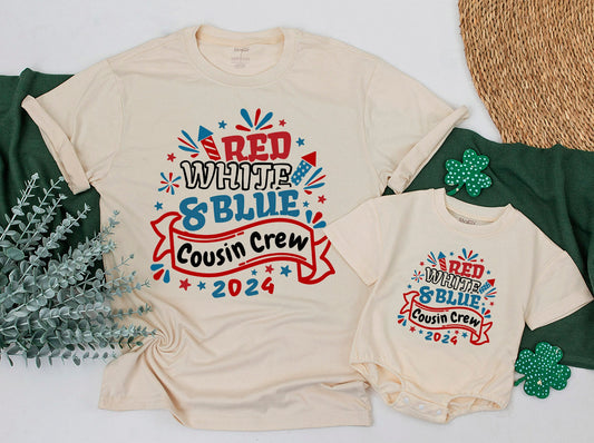 Patriotic Cousin Crew Shirts 2024: Celebrate July 4th in Style