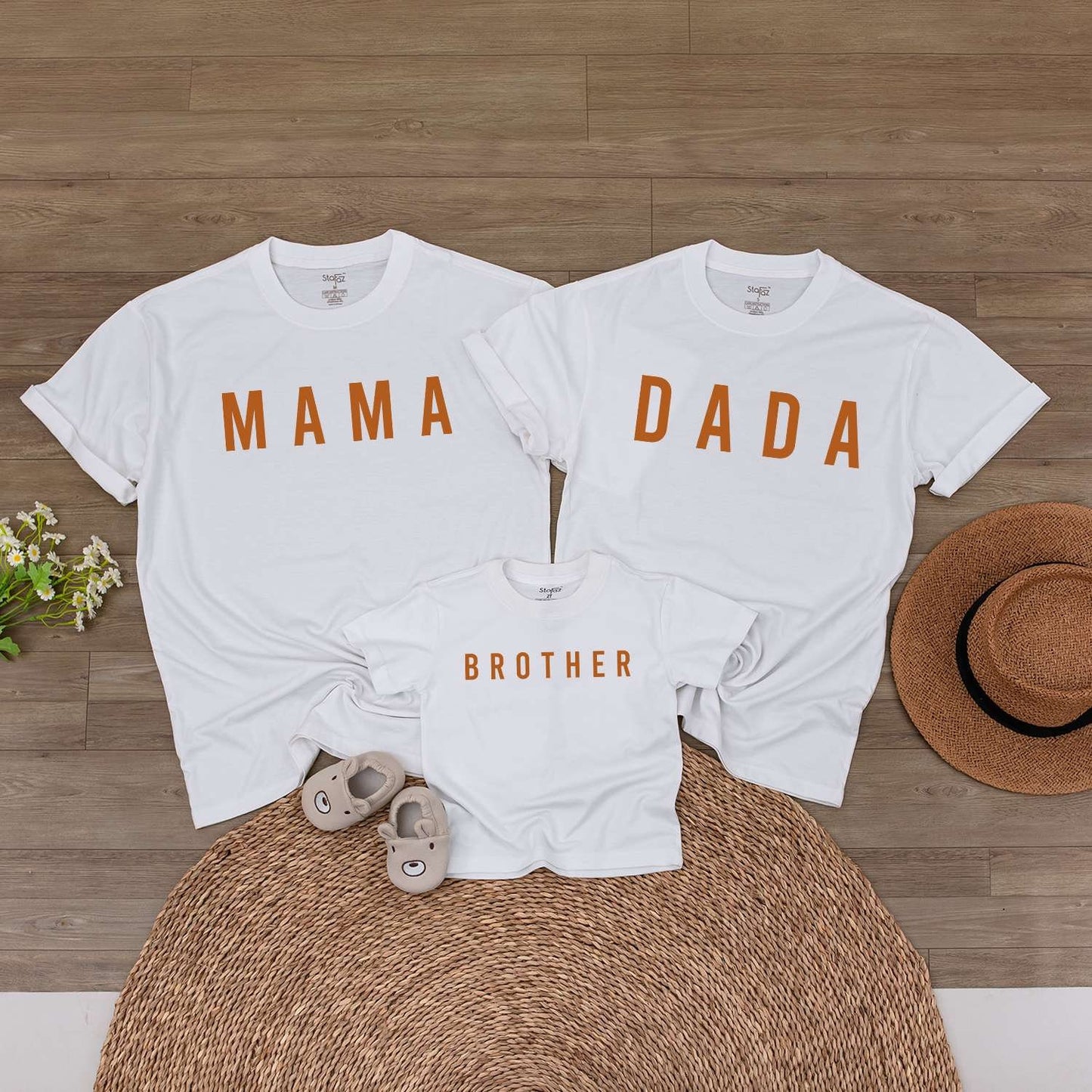 Matching Pumpkin Family Outfits: Baby Onesie, Kids & Toddler Tees  