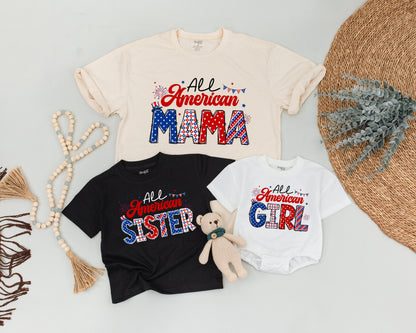 Patriotic Family Birthday Shirts: 4th of July Matching Outfits