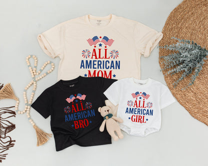 Patriotic Birthday Family Shirts: Dad & Baby 4th of July Outfits  