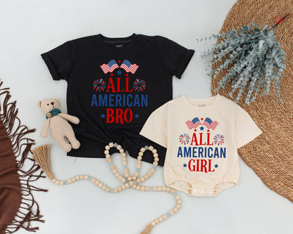 Patriotic Birthday Family Shirts: Dad & Baby 4th of July Outfits  