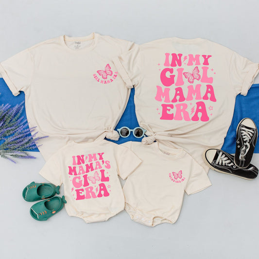 In My Mama's Girl Era Matching Outfit for Mom & Daughter, Custom Family Shirts, Baby Shower Gift, Retro Boho Design, New Mom, Toddler Girl