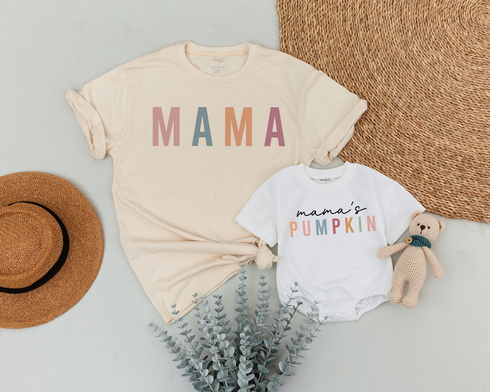 Matching Family Pumpkin Shirts: Mommy and Me Fall Outfits