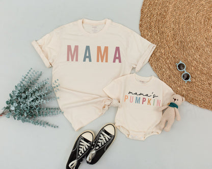 Matching Family Pumpkin Shirts: Mommy and Me Fall Outfits