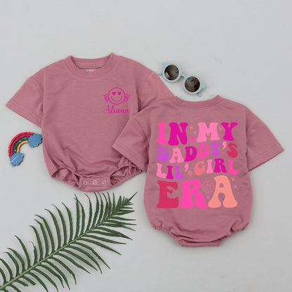 Daddy's Girl Romper Short Sleeve Baby Outfit | 1st Father's Day Gift