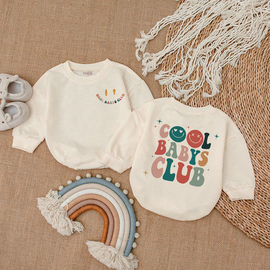 Matching Family Outfits: Baby Romper, Sweater & Sibling Shirts