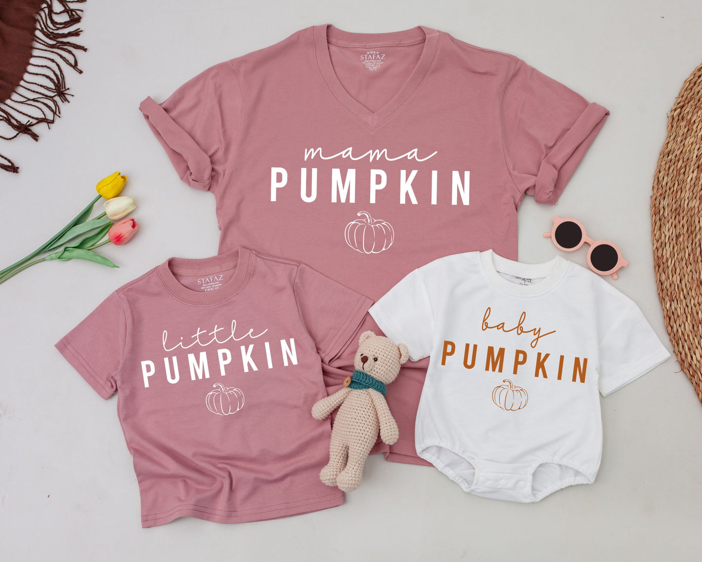 Matching Retro Pumpkin Family Shirts, Fall Baby Outfit, Halloween Fun