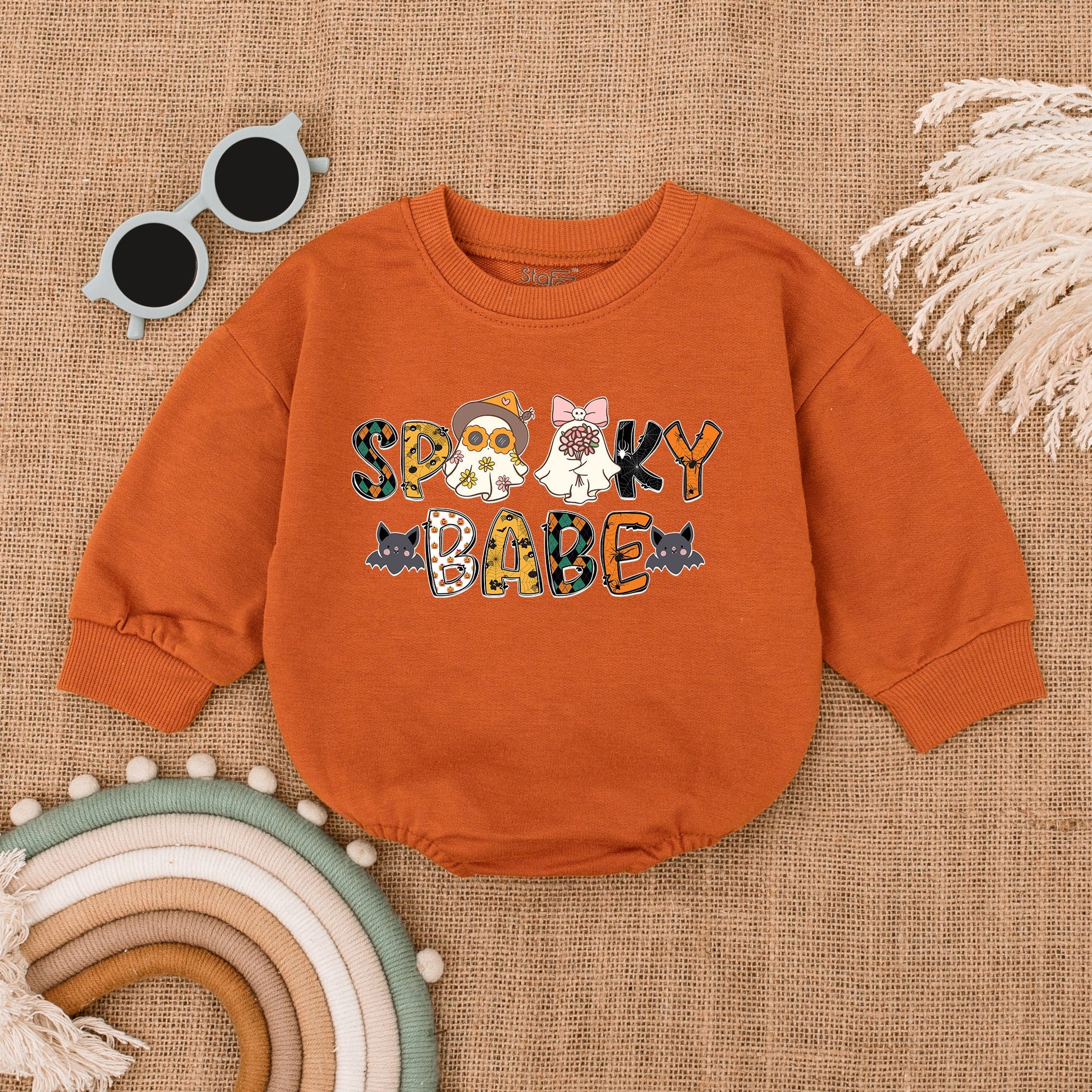 Spooky Babe Pumpkin Romper: First Halloween Outfit for Baby  