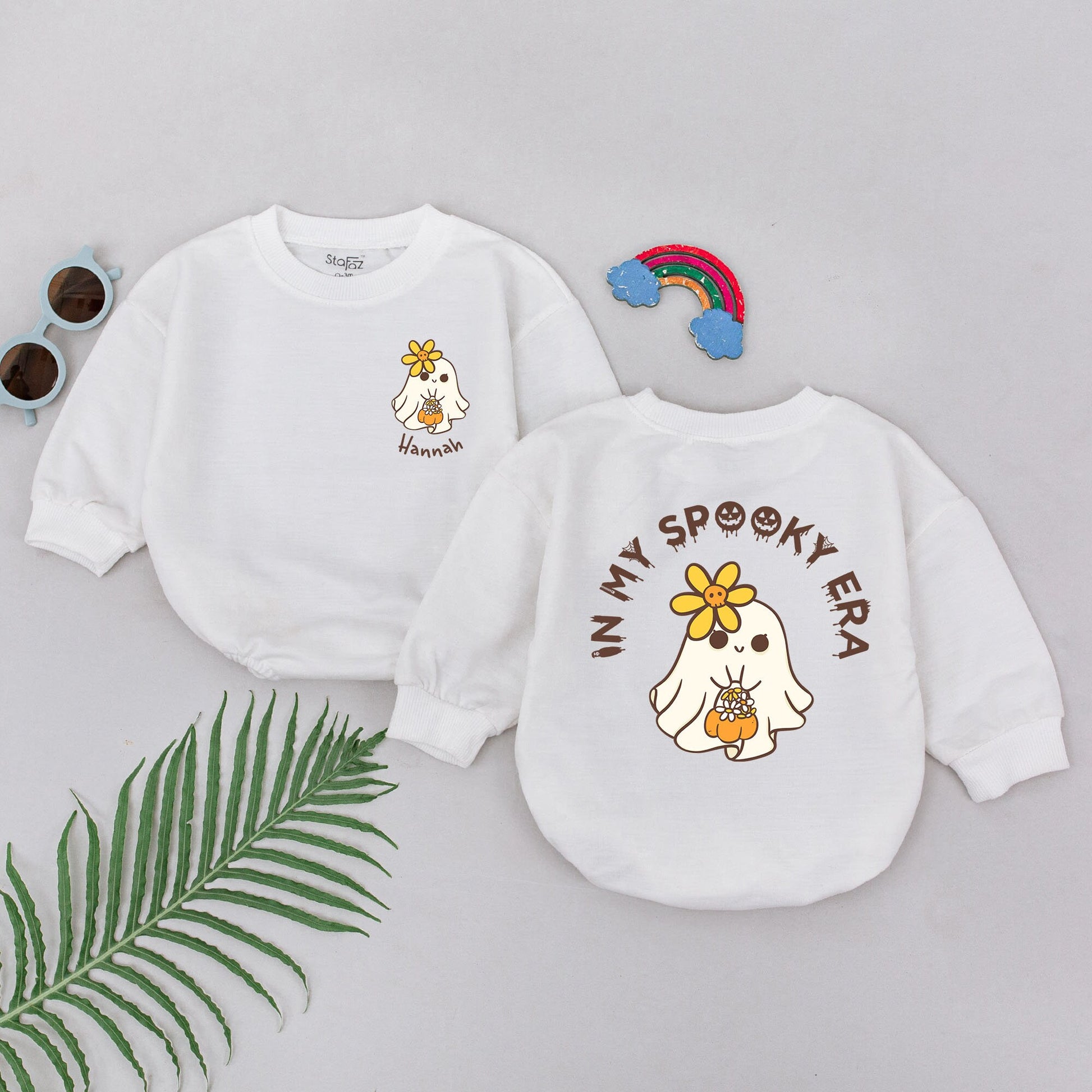 Spooky Era Halloween Romper: Baby Girl Gift for Fall & First Boo