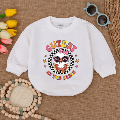 Thanksgiving Romper: Cute Turkey Shirt for Toddlers and Babies