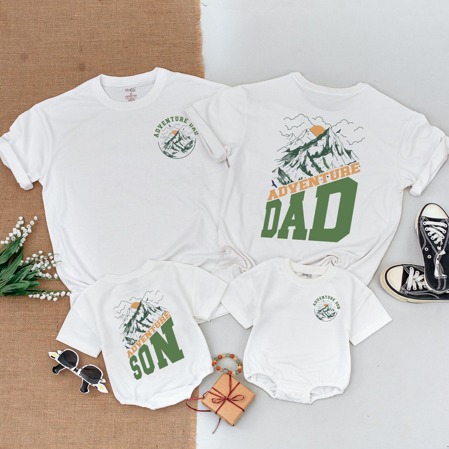 Matching Dad & Son Adventure Shirts: Perfect for Father’s Day Fun