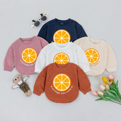 Orange You Cute Baby Romper with Sliced Fruit Design | Playful Newborn Outfit with Cheerful Citrus Print | Baby Shower Gift, Comfortable Cotton (140 chars)