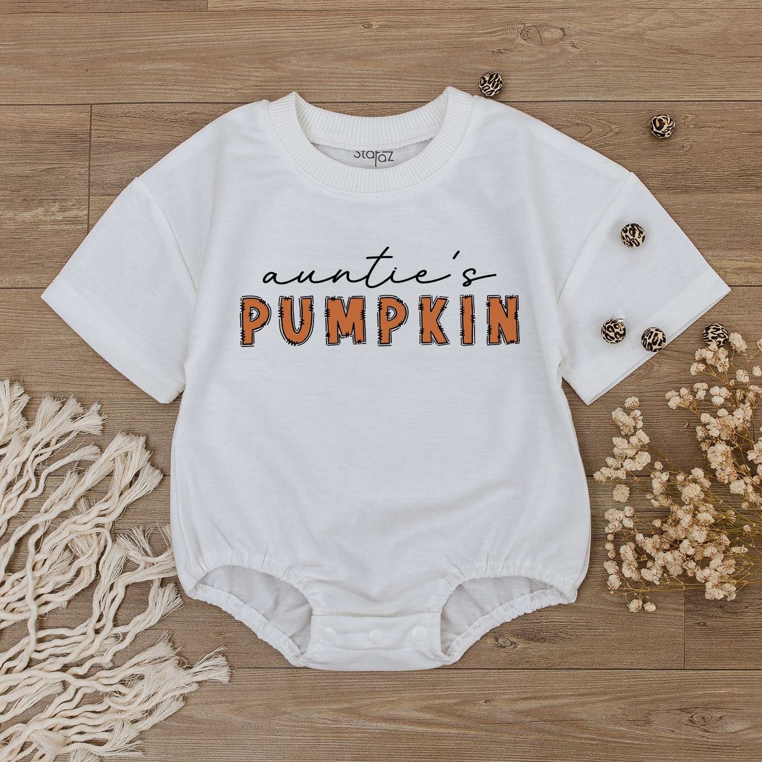 Fall Family Outfit: Pumpkin Bodysuit, Toddler Tee & Baby Romper