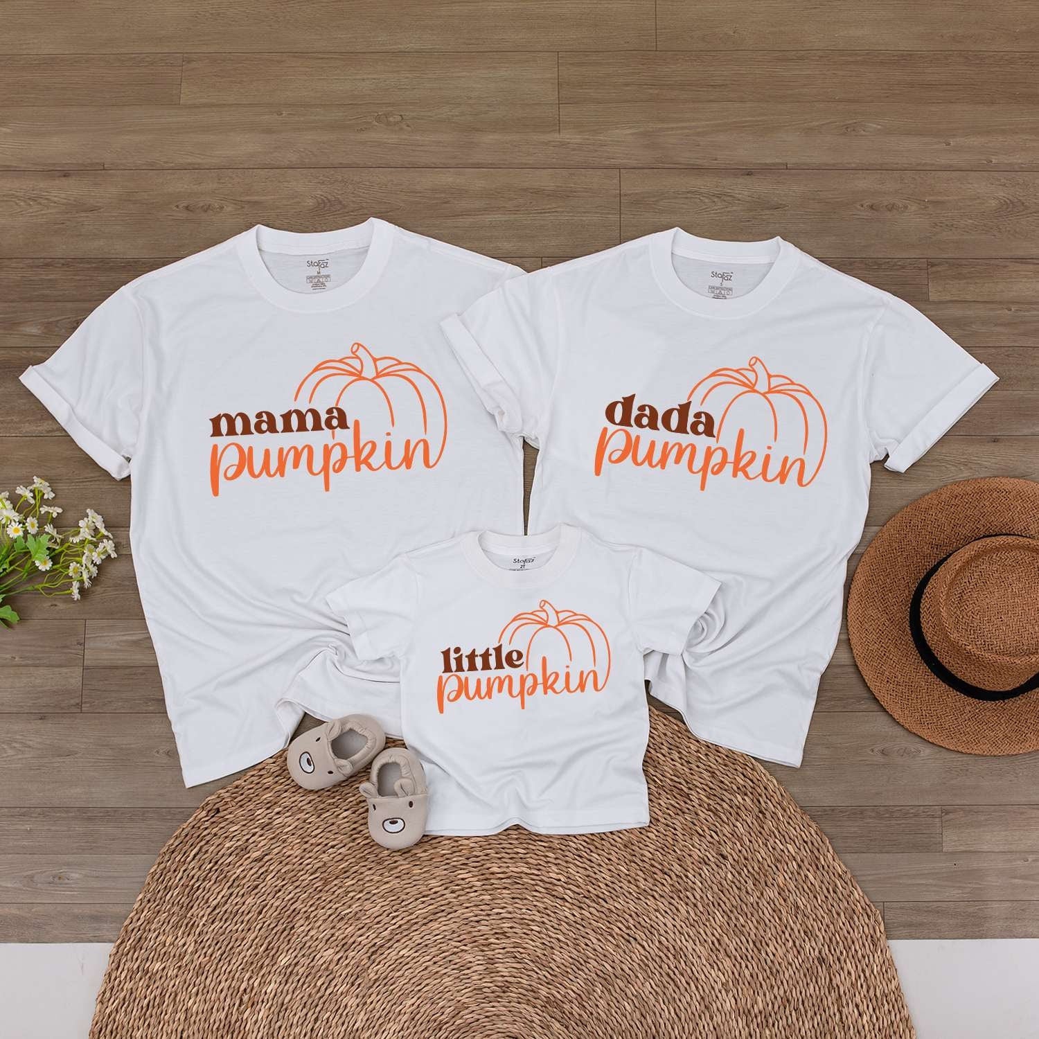 Retro Pumpkin Bodysuit & Romper – Mommy & Me Fall Outfits