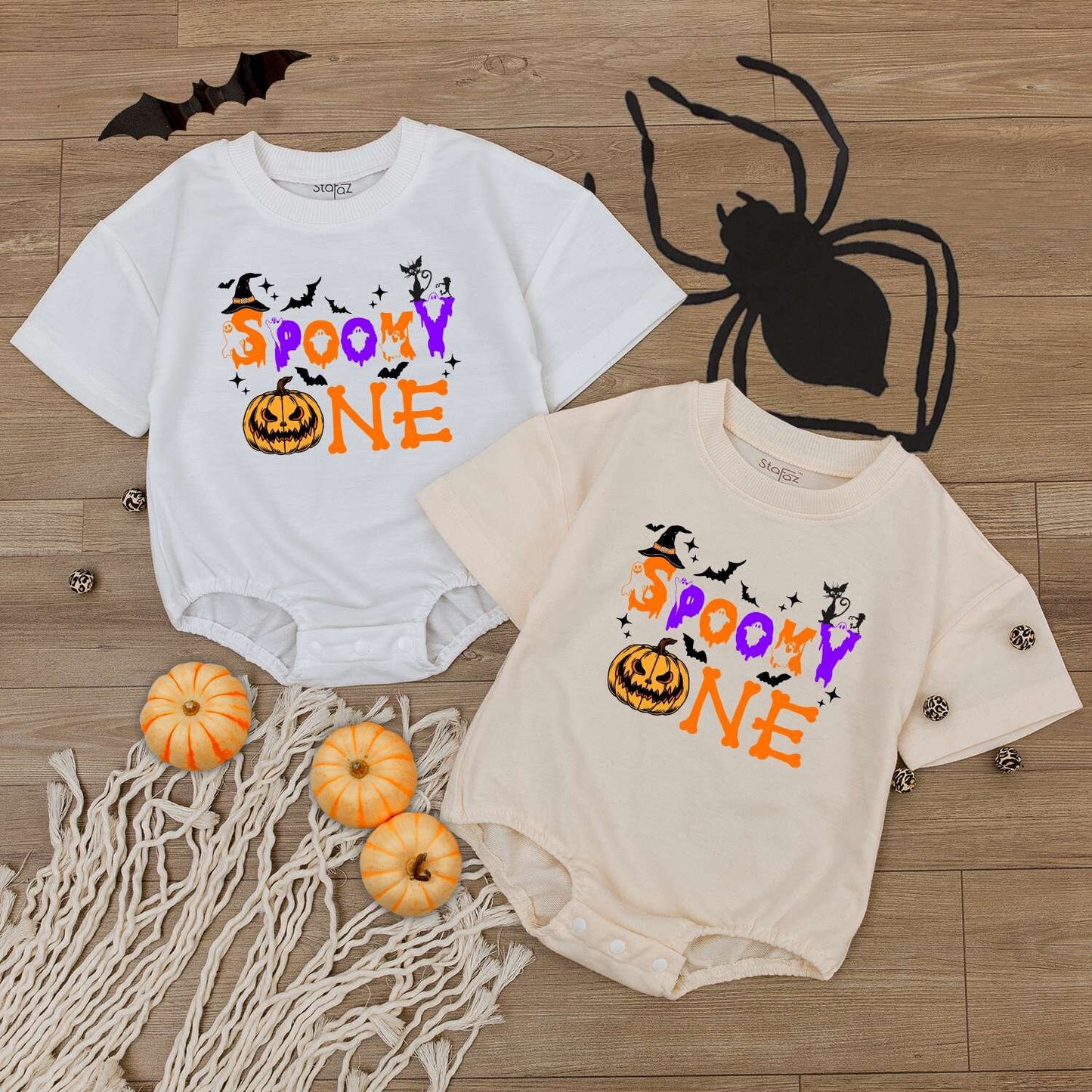 Matching Family Fall Outfits: Spooky Bodysuit & Retro Mommy Shirt