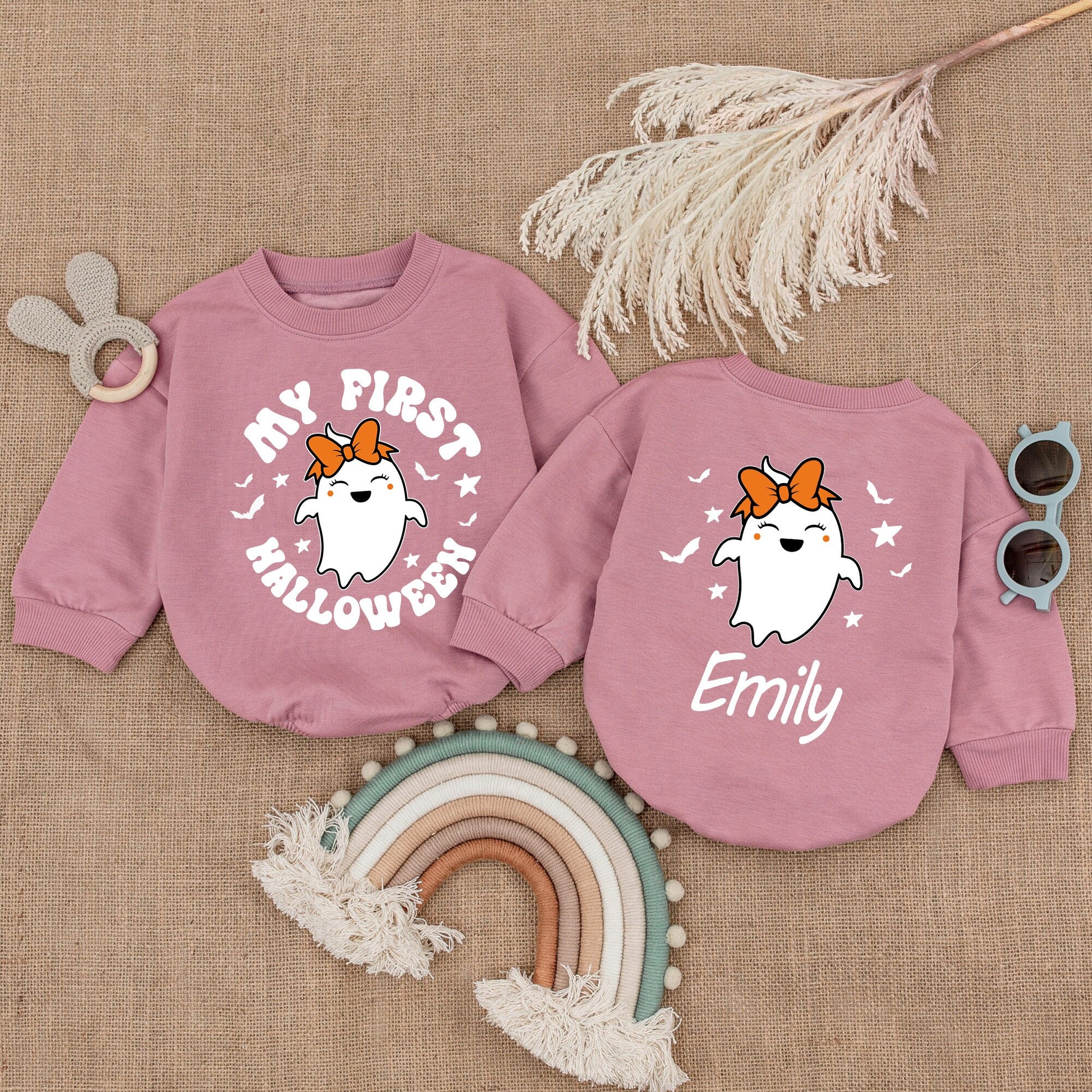 Pumpkin Bubble Romper: Baby Halloween Outfit & Shower Gift