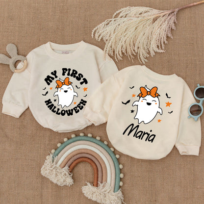 Pumpkin Bubble Romper: Baby Halloween Outfit & Shower Gift