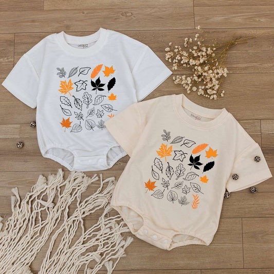 Retro Fall Family Shirts & Baby Rompers: Thanksgiving & Halloween  