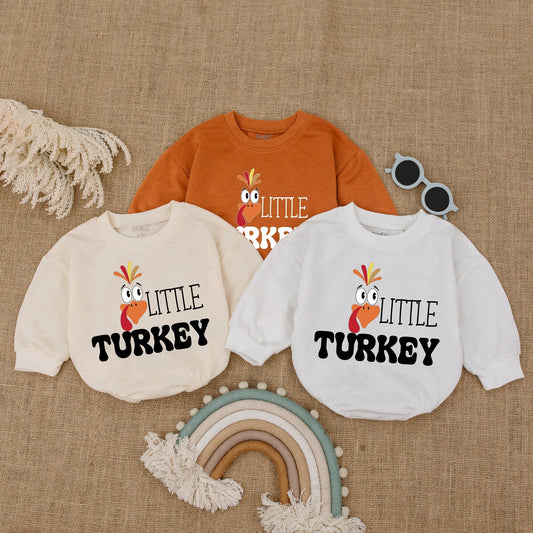 Pumpkin First Thanksgiving Romper - Baby Shower Gift Outfit