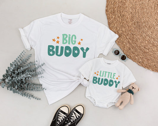 Matching Big Buddy & Little Buddy Shirts for Dad and Son: Father's Day Gift, Daddy and Me Outfits, Baby & Toddler