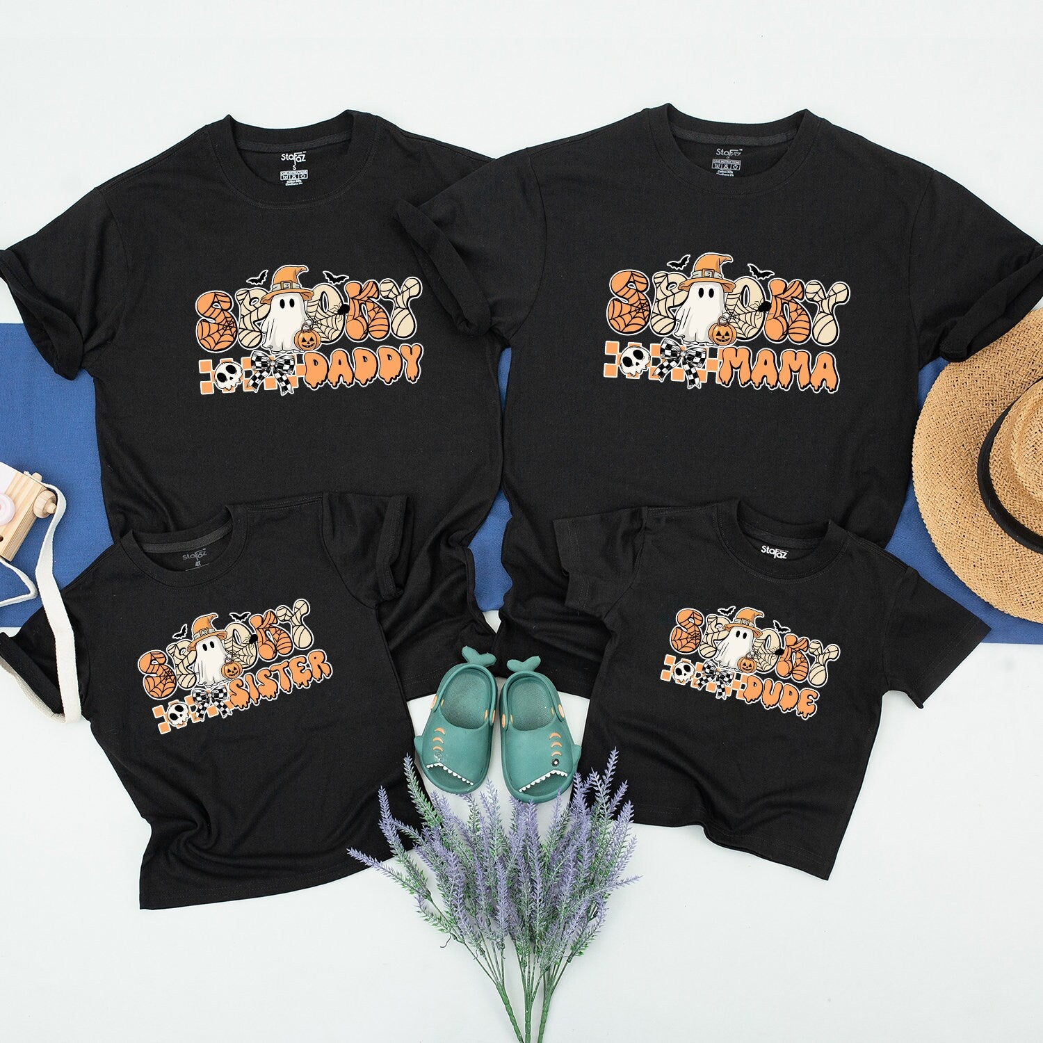 Halloween Family Matching Shirts - Spooky 1st Birthday Outfit