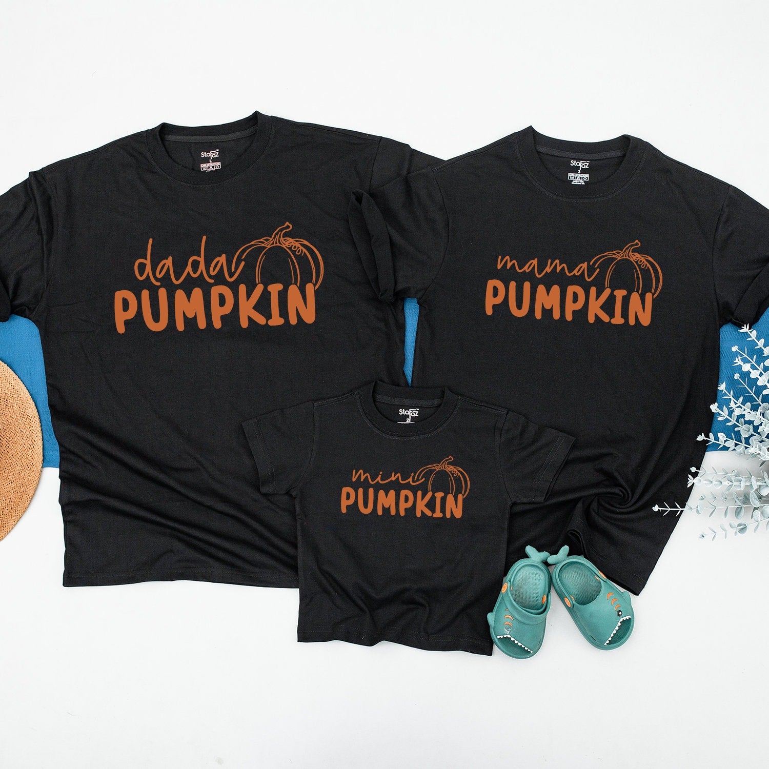 Family Pumpkin Shirts: Matching Fall Outfits, Mommy & Me, Thanksgiving