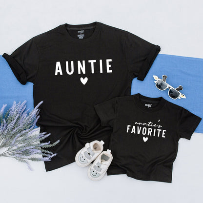 Matching Auntie and Me Shirts: Perfect Gift for Aunts & Nieces