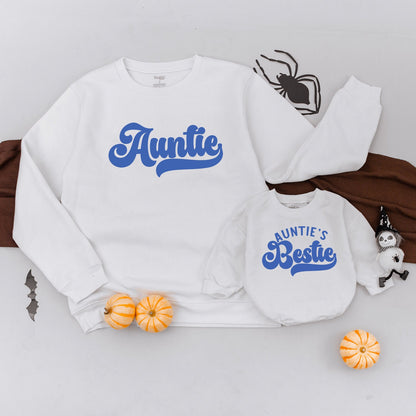 Auntie & Niece Personalized Sweatshirts - Cute Custom Gift Set