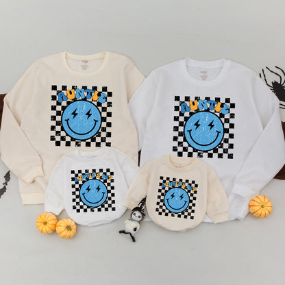 Auntie & Nephew Retro Smile Sweatshirts - Perfect Baby Shower Gift