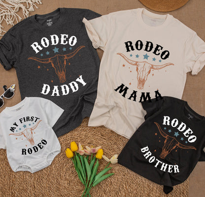 First Rodeo Birthday Shirt for Boys & Girls - Western 1st Outfit  