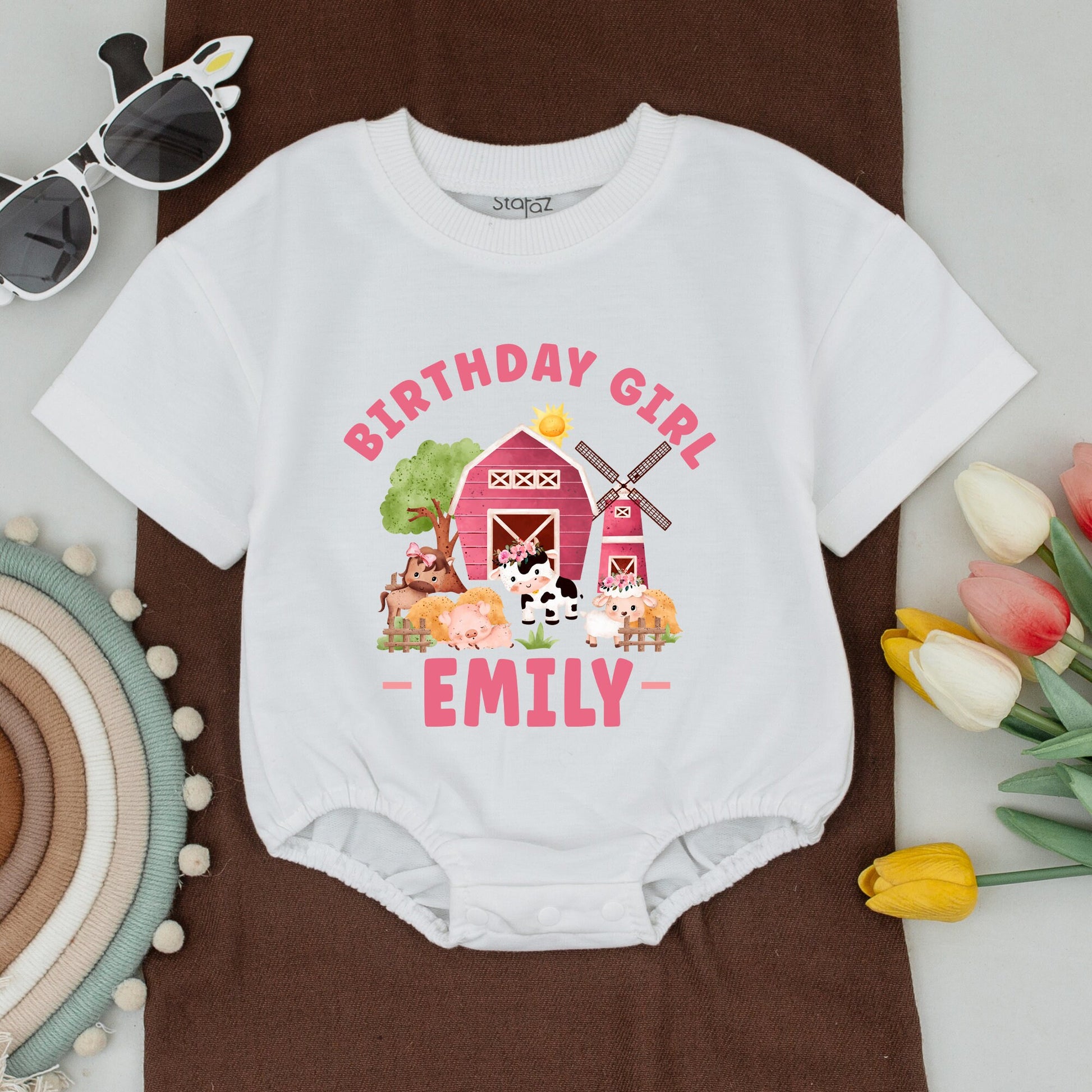 Farm Animal Birthday Shirts, Family Matching Outfits, 1st Birthday