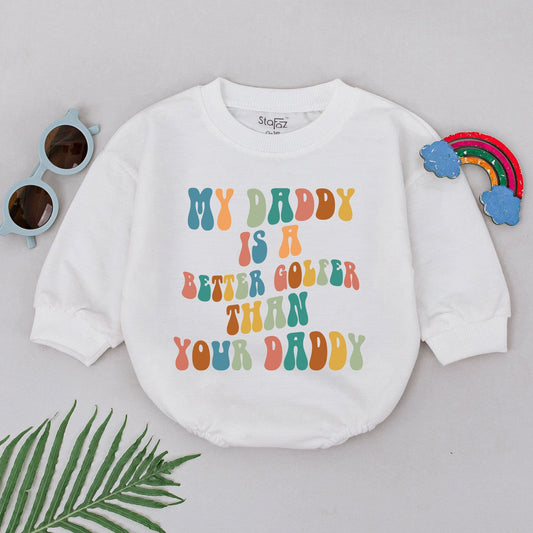 Daddy's Golfing Buddy Romper - Perfect Gift for Baby Boy Golfer