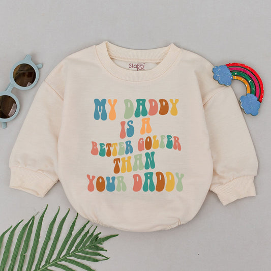 Daddy's Golfing Buddy Romper - Perfect Gift for Baby Boy Golfer
