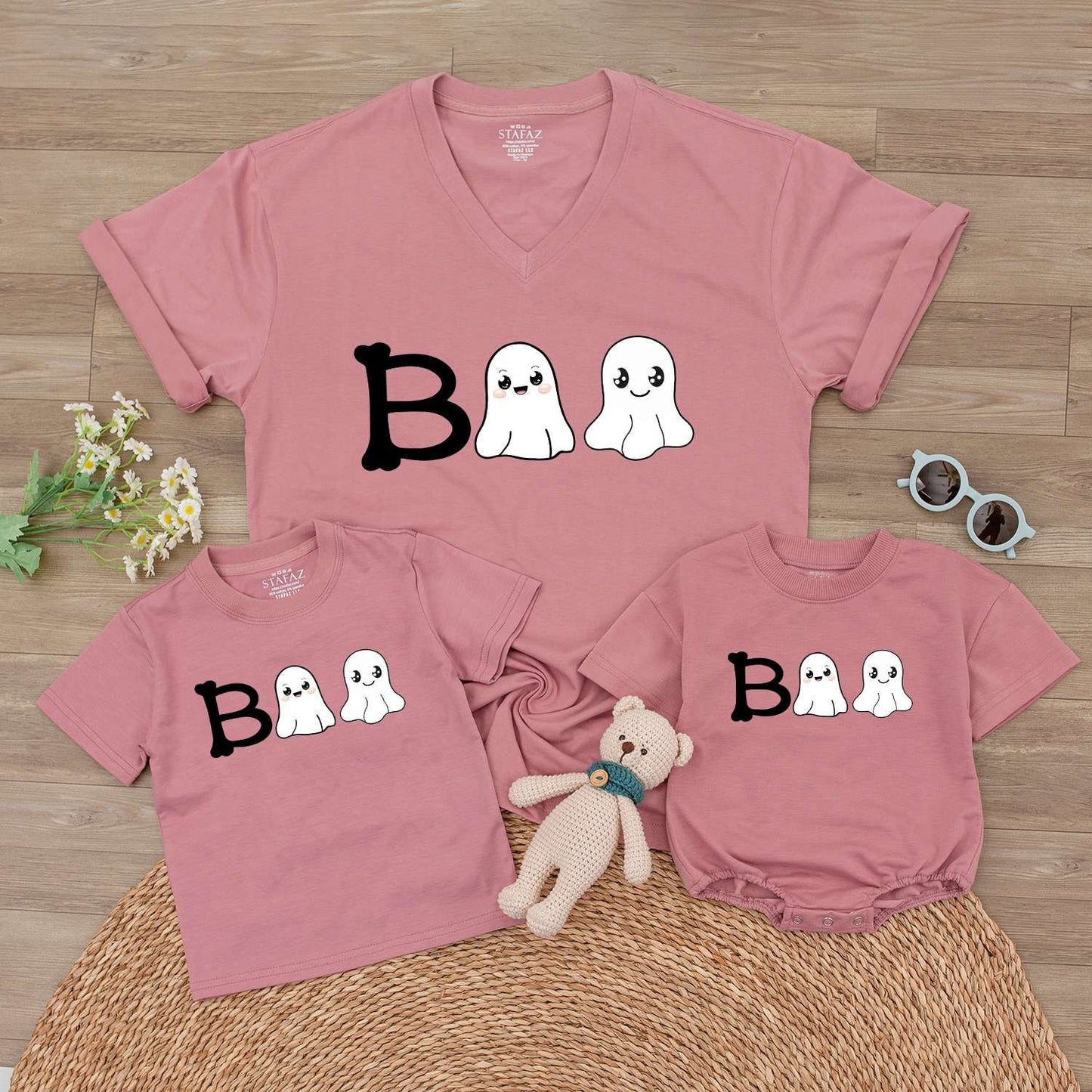 Little Boo Ghost Bodysuit - Cute Halloween Baby Outfit - Unisex Romper